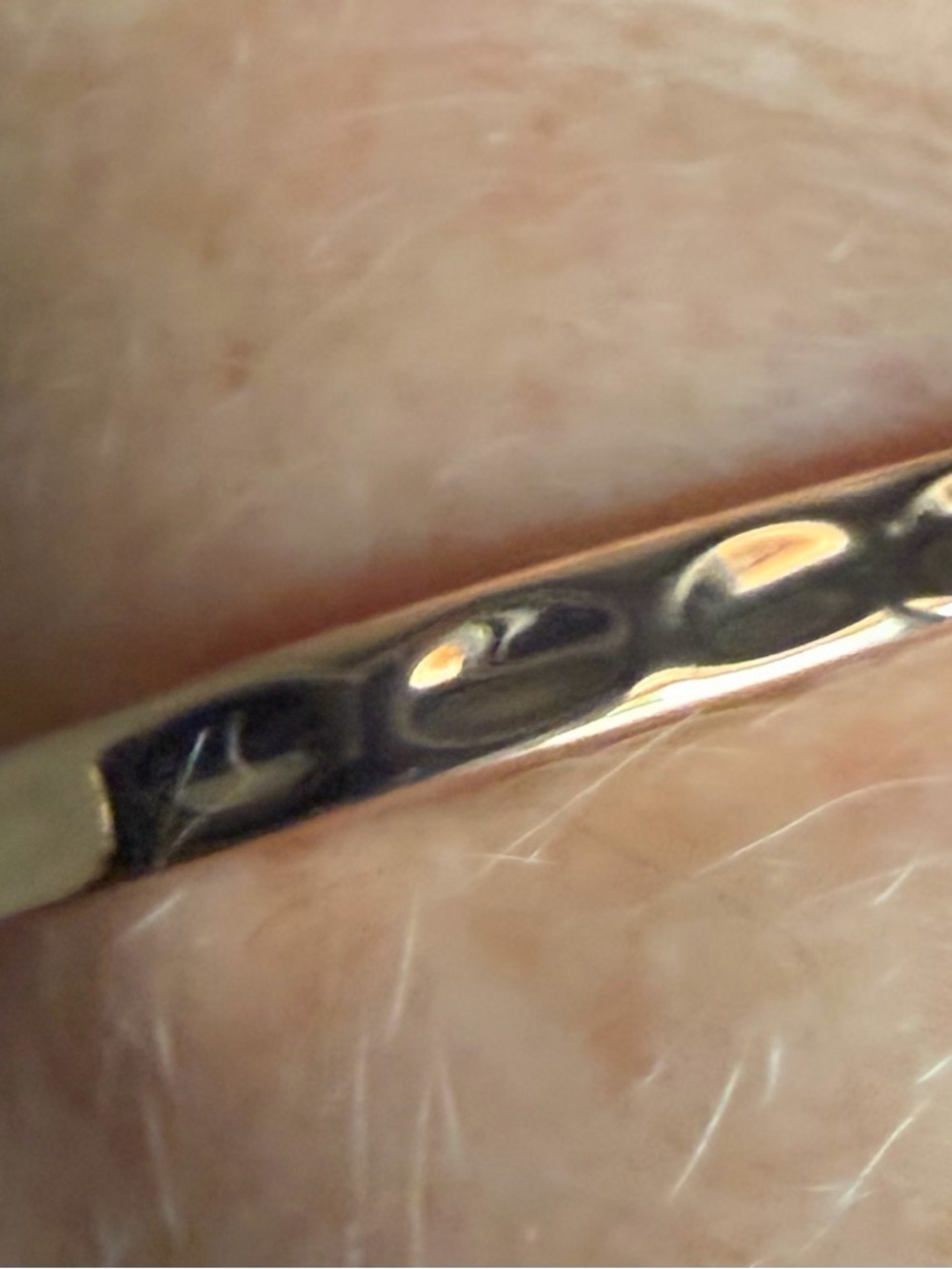 Kendra Scott Hammered Thin Metal Bracelet in Rose Gold Tone